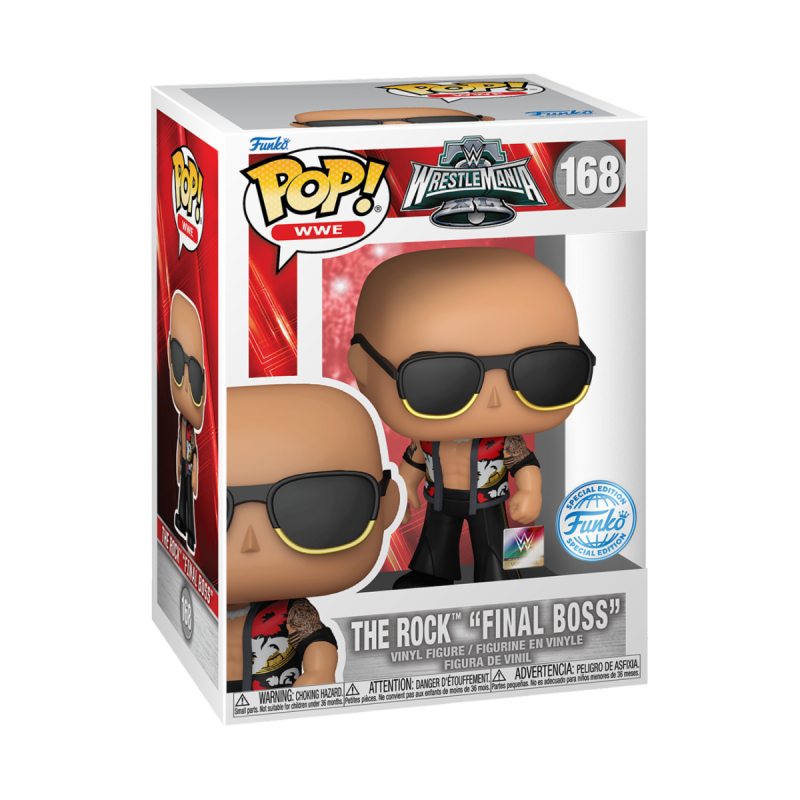 Funko POP! POP WWE: The Rock- Final Boss (WrestleMania 40) 168
