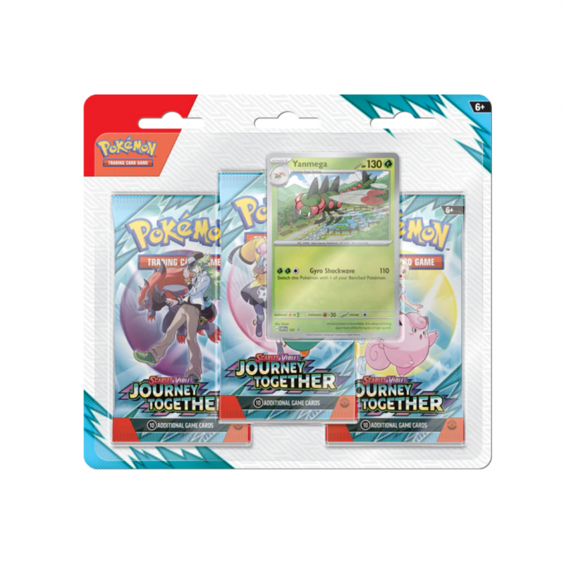 PKM - Scarlet & Violet 9 - Journey Together 3-Pack Generic Blister Display