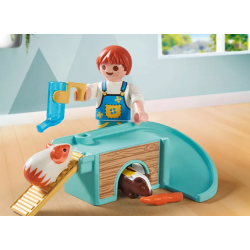 Playmobil: My Life -Casa para porquinhos-da-índia- 71746