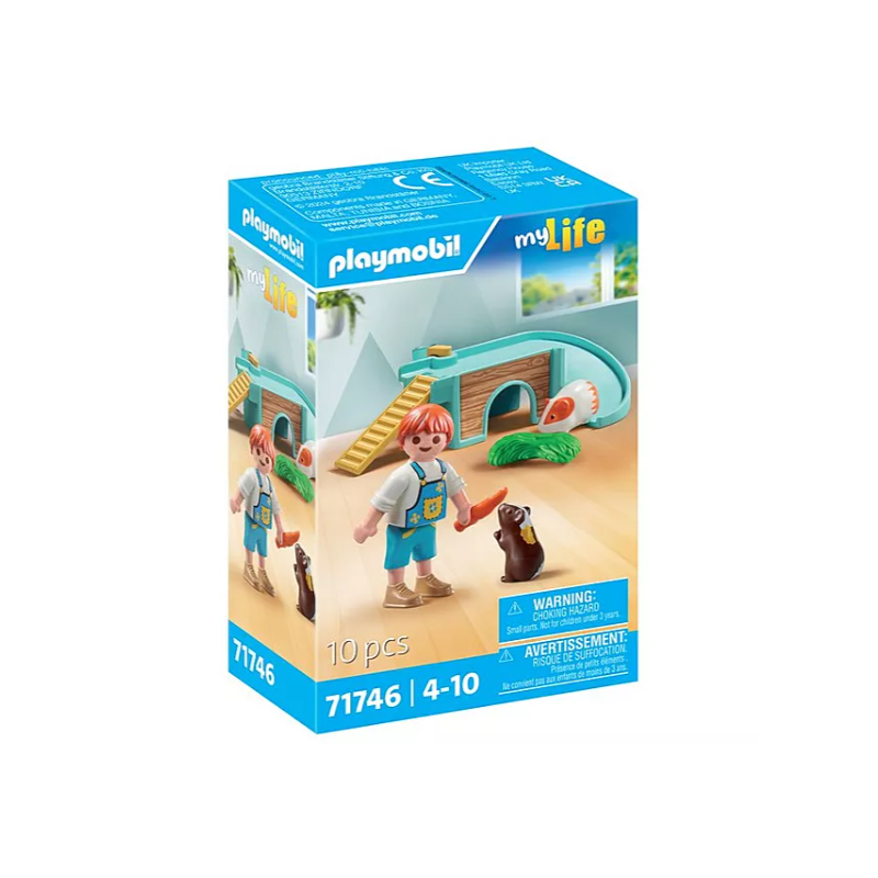 Playmobil: My Life -Casa para porquinhos-da-índia- 71746