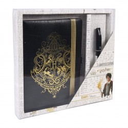 Harry Potter- Set de Papelaria - Notebook + Canetas