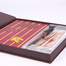 Harry Potter-  Set de Papelaria - Notebook C/ Caneta - Gryffindor