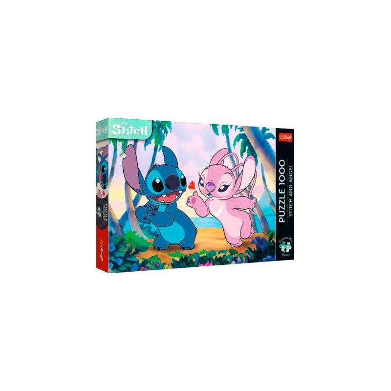 Puzzle -Trefl -Puzzles - 1000 peças Premium Plus - Stitch