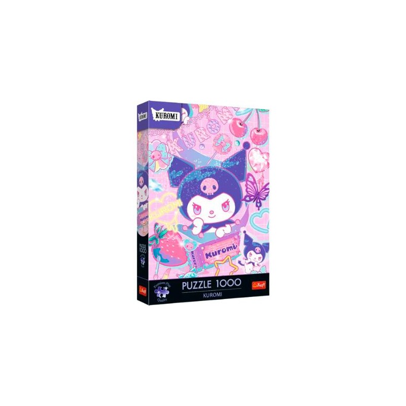 Puzzle -Trefl -Puzzles - 1000 peças Premium Plus - Kuromi