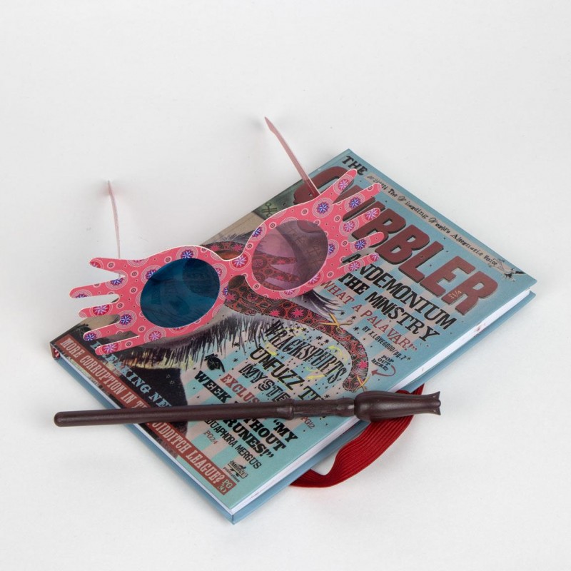 Harry Potter- Luna Lovegood -Notebook com caneca e óculos