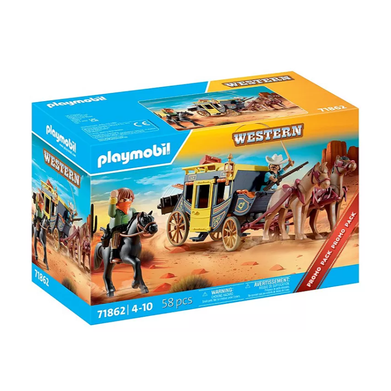 Playmobil:  History  - Diligência do Velho Oeste - 81862