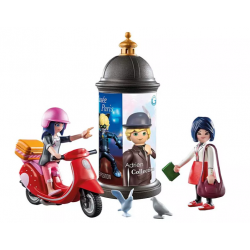 Playmobil : Miraculous - passeio em scooter por Paris 71864