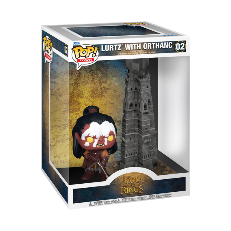 Funko POP! Town:  Movies: Lord of the Rings S9–  Lurtz w/Tower 02