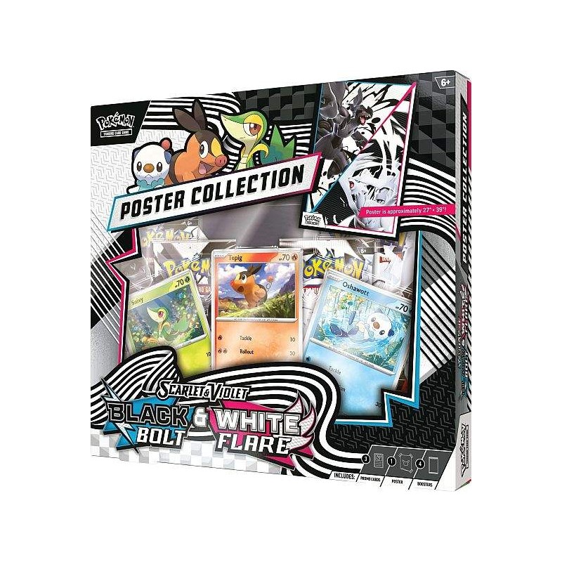Pokemon PKM - Scarlet & Violet 10.5 - Black Bolt & White Flare Unova Poster Collection - EN