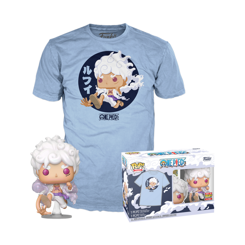 FUNKO POP & Tee: One Piece - Luffy Fifth Gear - T-shirt + POP