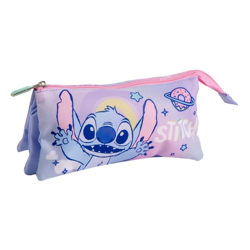 Disney - Stitch - Estojo Triplo- Porta Lápis