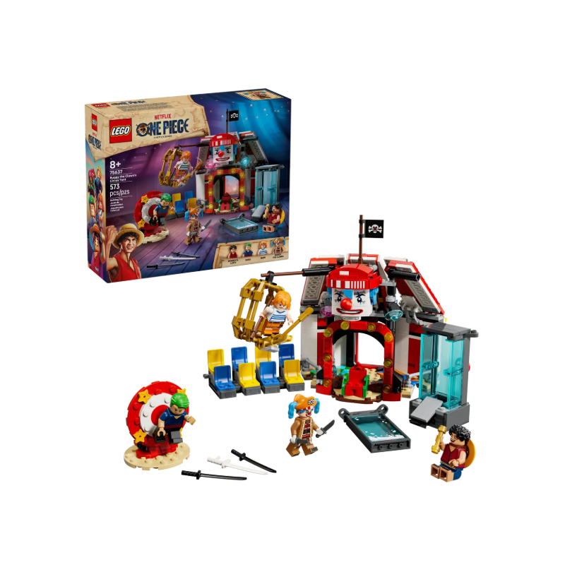 LEGO:  One Piece - Tenda de Circo do Buggy, o Palhaço - 75637