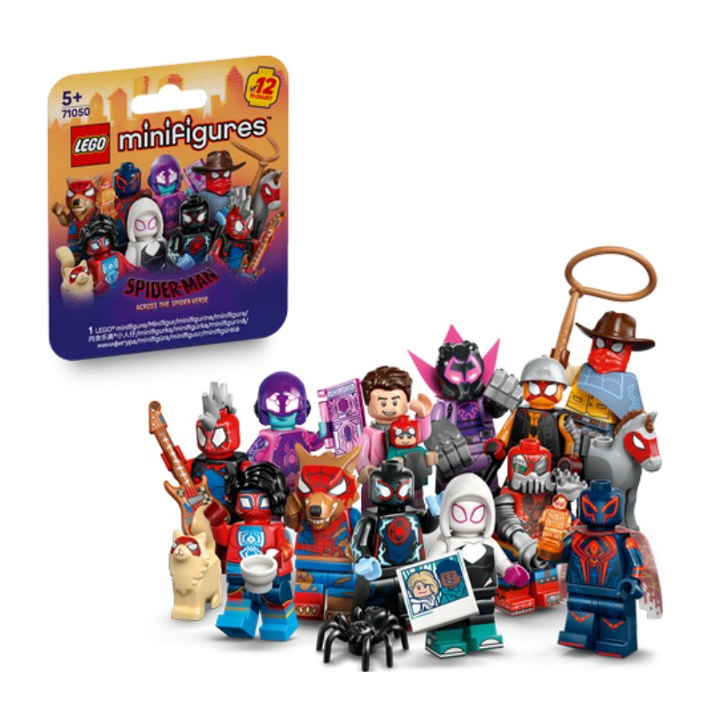 LEGO 71050 Spider-Man: Across the Spider-Verse -Mini Figuras- Coleção completa 12 figuras