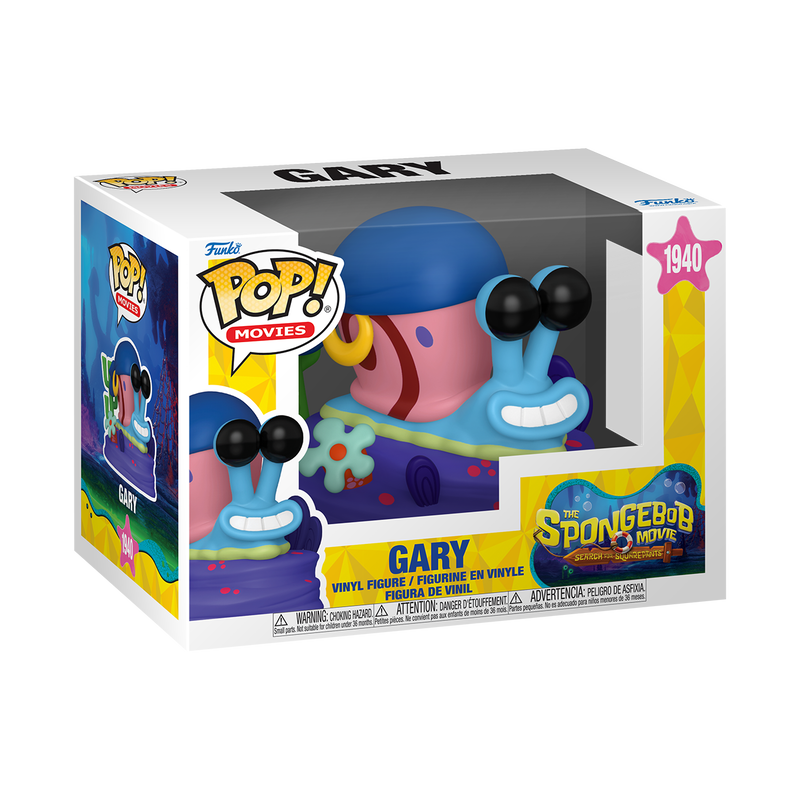 Funko POP! Movies: The SpongeBob - Gary (Pirate) 1940