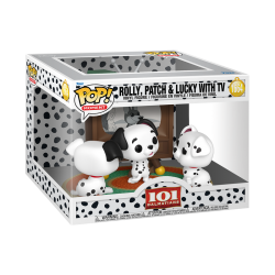 Funko POP! Disney Pop! 101 Dalmatians / Moment Rolly, Patch & Lucky with TV