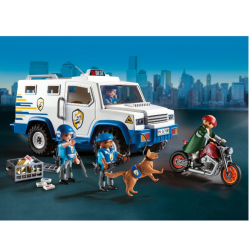 Playmobil Action Heroes - Transporte de dinheiro policia 71597