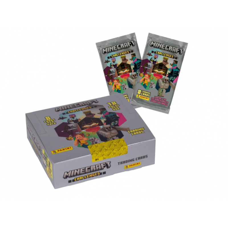 Panini - Minecraft Challenges Trading Cards /Caixa Completa