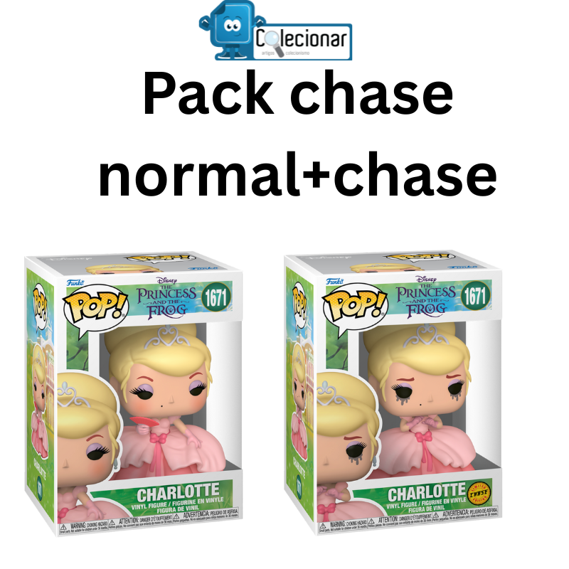 Funko POP! Movies - Disney: The Princess & the Frog S2- Charlotte 1671 (Pack Chase Normal+Chase)
