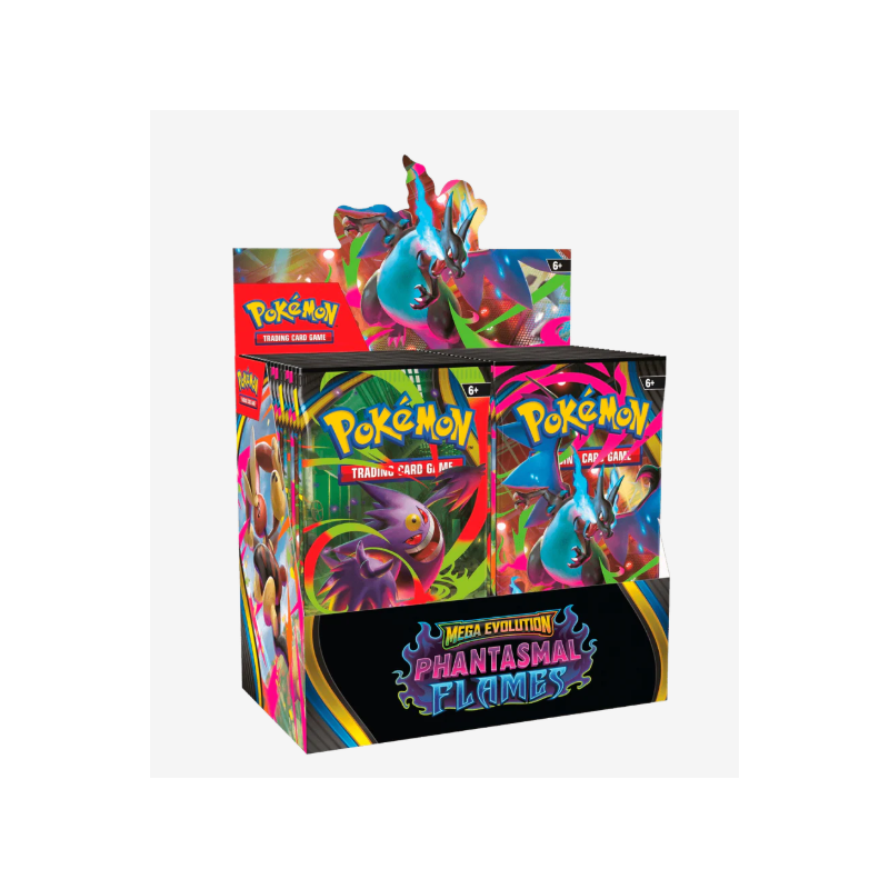 PKM -  Phantasmal Flames Expansion Booster BOX /  caixa completa