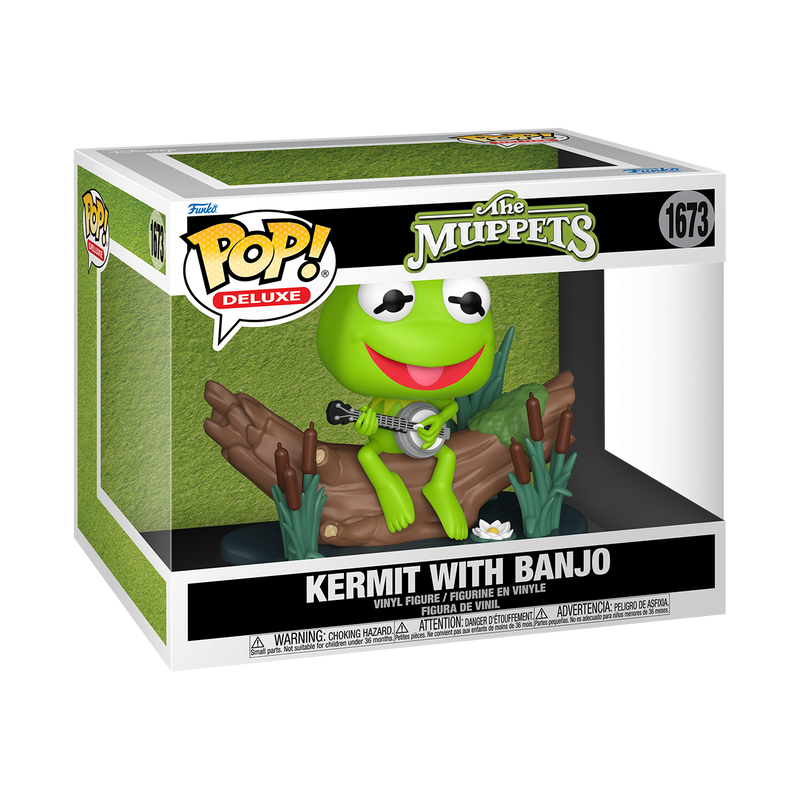Funko POP!Disney - MuppetsS3 Deluxe Kermit with Banjo 1673