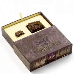 Harry Potter - Monster Book Gift Box with Monster Book Keyring and Pin Badge - CaratShop