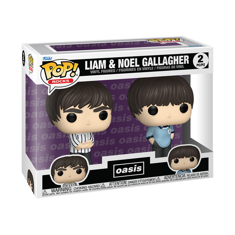 Funko POP! Rocks: Oasis S2 – Liam & Noel Gallagher 2 Pack
