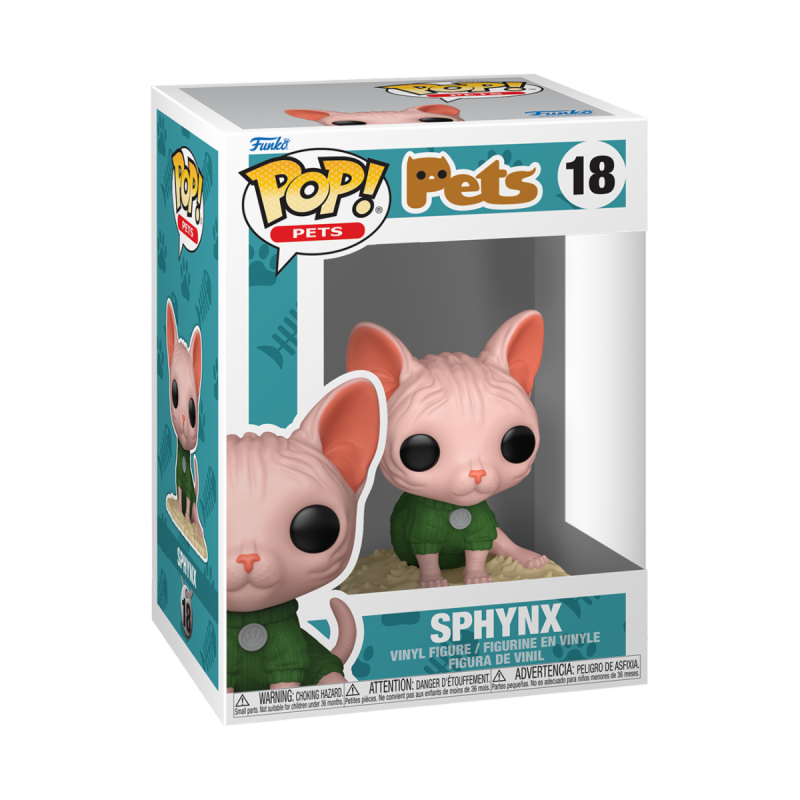 FUNKO POP Pets: Pets S3 -  Sphinx Cat 18