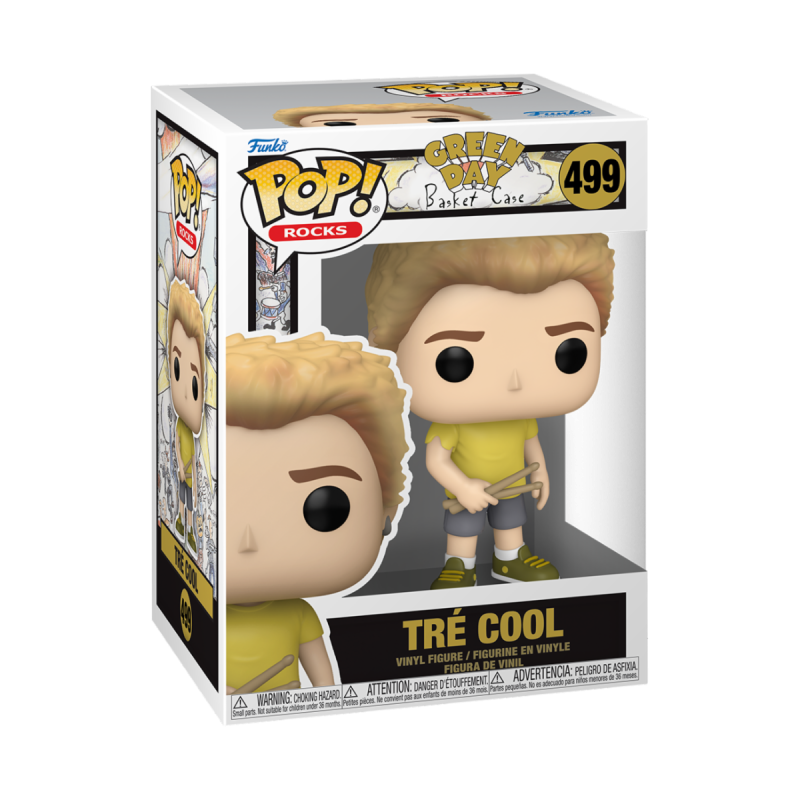 Funko POP!Rocks Music: Green Day - Tre Cool (Basket Case) 499
