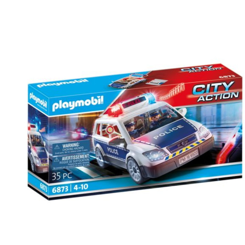 Playmobil - City Action- Carro da Polícia com luzes e som 6873