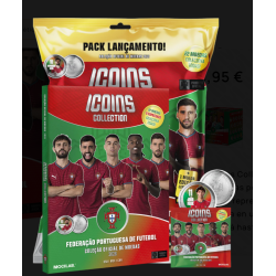 Album + FEDERAÇÃO PORTUGUESA PORTUGAL DE FUTEBOL -  ICoins Collection Moedas