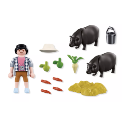 PLAYMOBIL - Agricultor com porco 72171