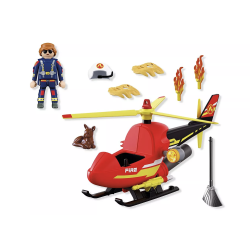 Playmobil City Action - Helicóptero dos bombeiros 72196