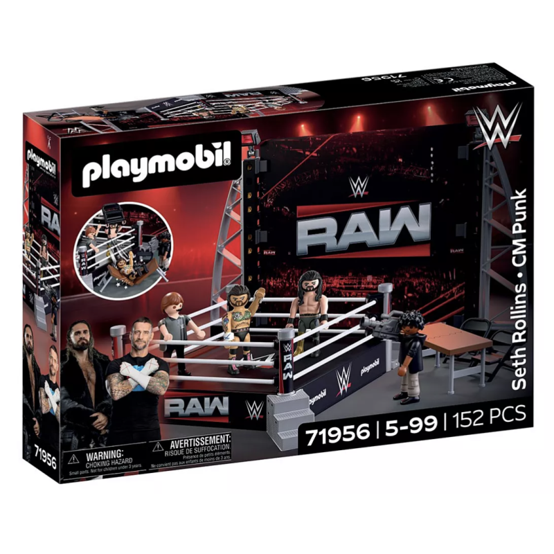 Playmobil WWE - RAW Ring Collectors Set 71956