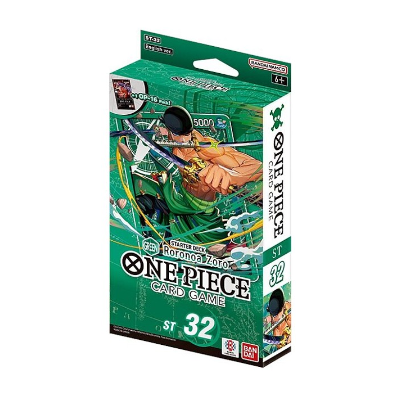 One Piece Card Game: Starter Deck ST 32- Green Roronoa Zoro
