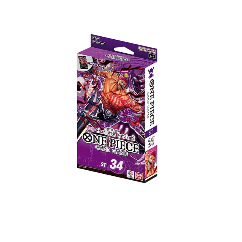 One Piece Card Game: Starter Deck ST 34- Purple Charlotte Katakuri