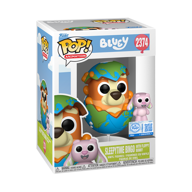 Funko POP! BLUEY: & Buddy Sleepytime Bingo with Floppy Bunny 2374