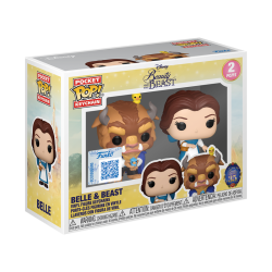 Funko POP! Disney - Beauty and the beast S5: Keychain Belle & Beast 2 - Pack