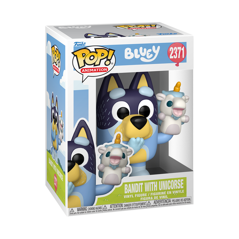 Funko POP! BLUEY: Bandit with Unicorse 2371