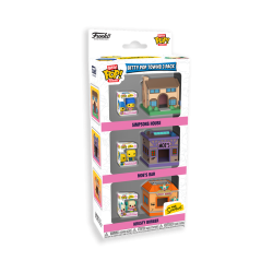 FUNKO Bitty POP! Towns The Simpsons 3-Pack