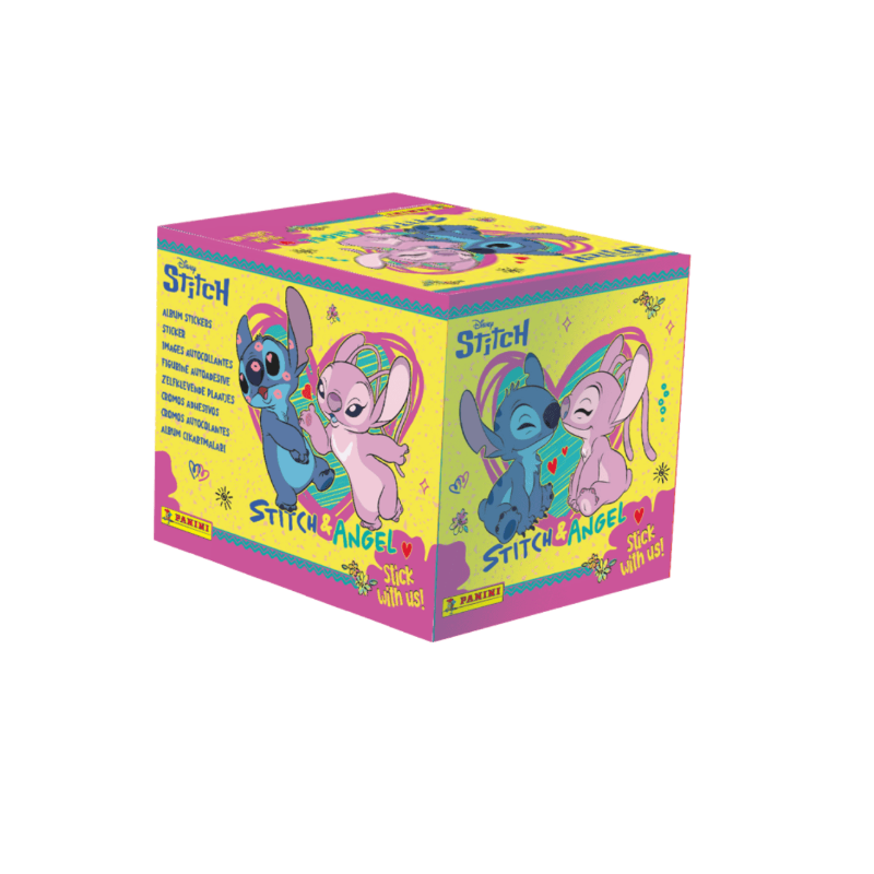 PANINI-  Disney Stitch - Stitch & Angel cromos- Caixa 50 saquetas - Caixa completa