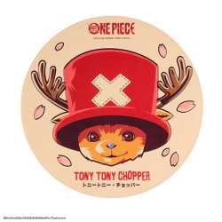One Piece - Tony Tony Chopper - Placa Decorativa Redonda em Alumínio