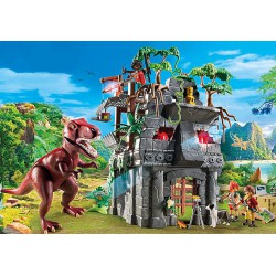 Playmobil: Dinossauros - Acampamento Base com T-Rex 9429