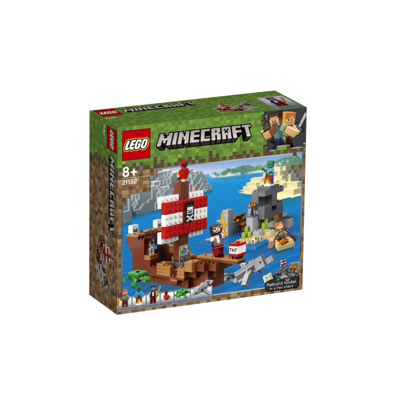 21152 A Aventura do Barco Pirata V29 Minecraft