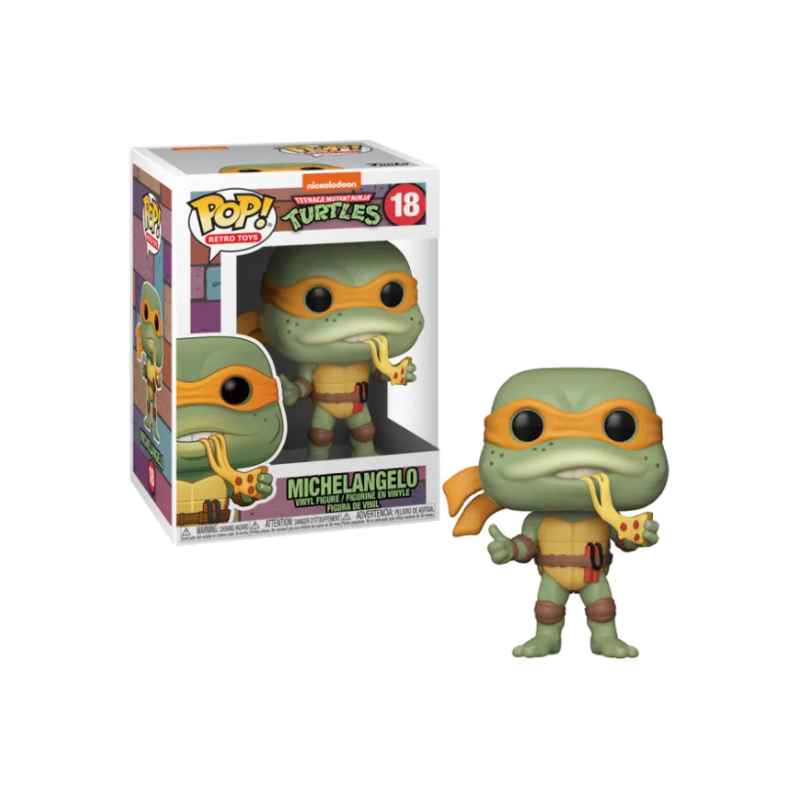 Funko Pop! Retro Toys: Tartarugas Ninja Mutantes - Michelangelo 18