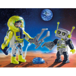 Playmobil: Duo Pack - Pack Duplo Astronauta e Robot 9492