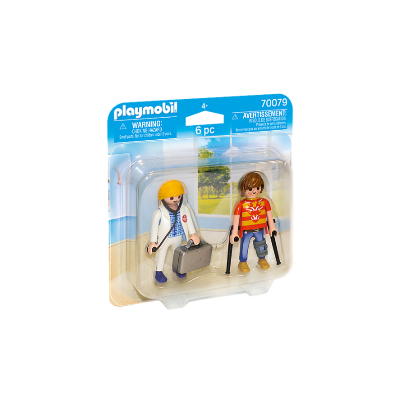 Playmobil: Duo Pack - Pack Duplo Médica e Paciente 70079
