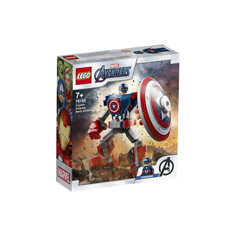 LEGO Super Heroes -Armadura Mech de Captain America Average 76168