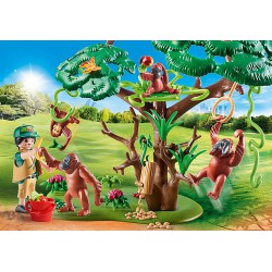 Playmobil - Orangotangos com árvore 70345