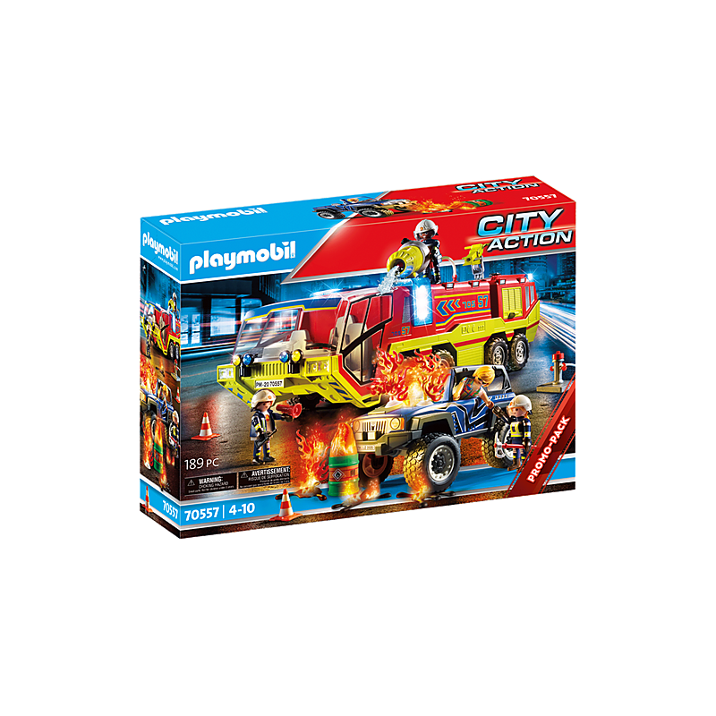 Playmobil: City Action - Operação de Resgate com Camião dos Bombeiros 70557