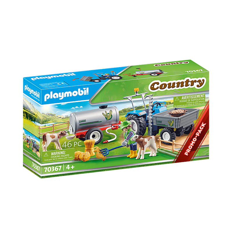 Playmobil: Country - Trator de Carga com Tanque 70367